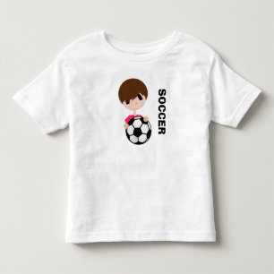 ¡FÚTBOL! Camiseta con punto de jersey para niños p