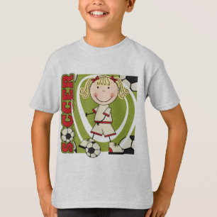 FÚTBOL - camisetas y regalos rubios del chica