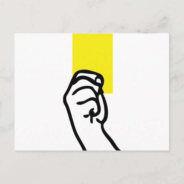 Fútbol con tarjeta amarilla (Anverso)