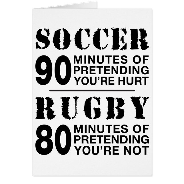 Fútbol contra rugbi (Frente)