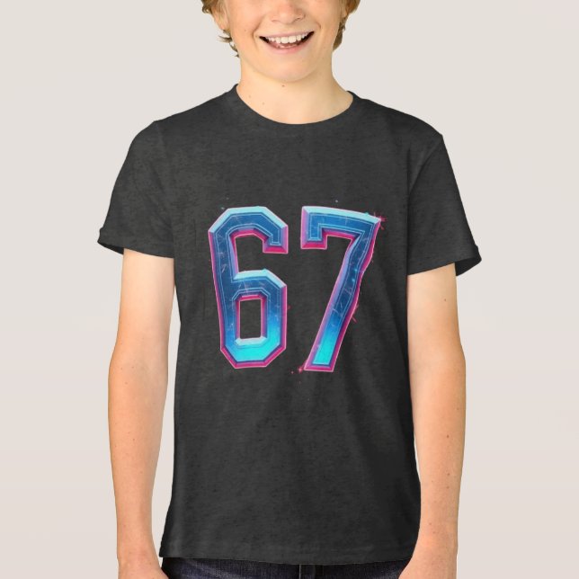Fútbol de Béisbol estilo Jersey del Equipo 67 (Anverso)