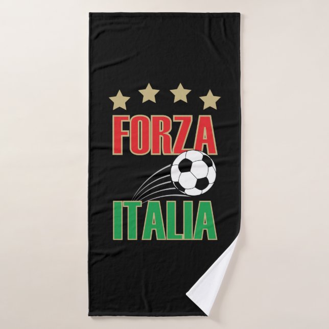 Fútbol de Forza Italia (Toalla de baño)