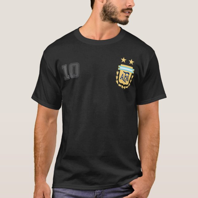 Futbol de la bandera argentina Remera Argenti (Anverso)
