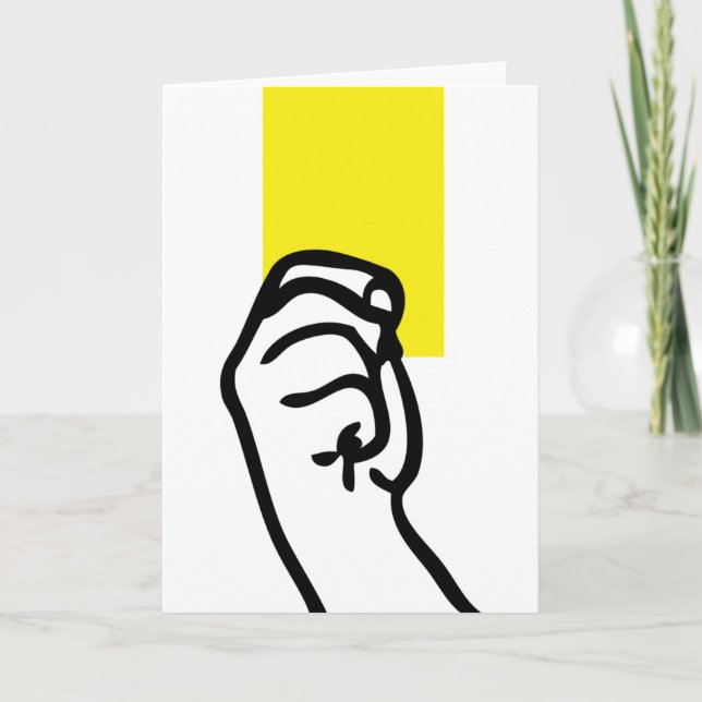 Fútbol de la tarjeta amarilla (Anverso)