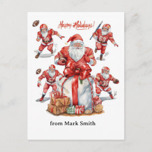 Fútbol de Navidad con Santa Claus