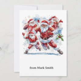 Fútbol de Navidad con Santa Claus