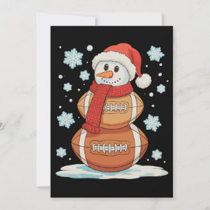 Fútbol de Navidad Muñeco de Nieve Fiesta Deportes