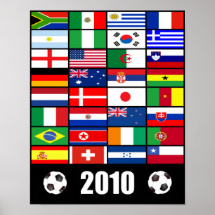 Fútbol del mundial 2010 posters