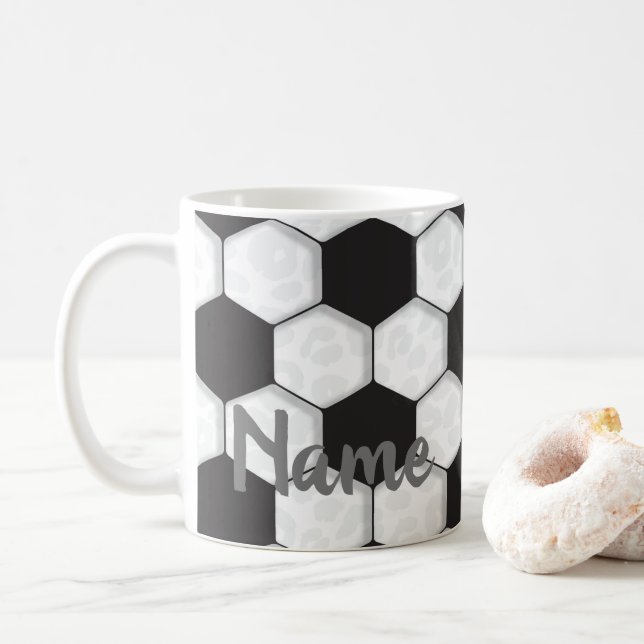 Fútbol, deportes, Copa de tazas de café de mamá de (Con donut)