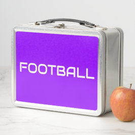 FÚTBOL Diversión Púrpura Brillante Blanco Moderno 