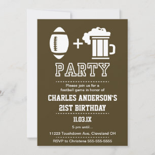 Fútbol e invitación de la cerveza