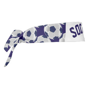 Fútbol en blanco y azul oscuro