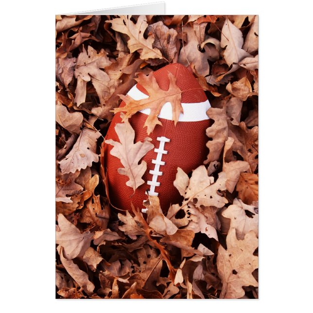 Fútbol en hojas de otoño (Frente)