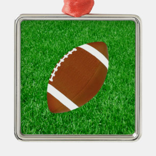 Fútbol en los ornamentos del césped