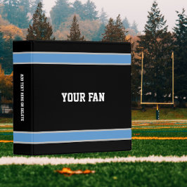Fútbol ligero azul y negro personalizado