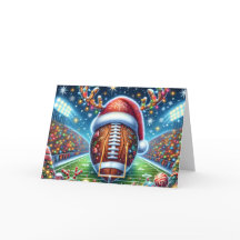 Fútbol lindo con cuernos de reno Navidad