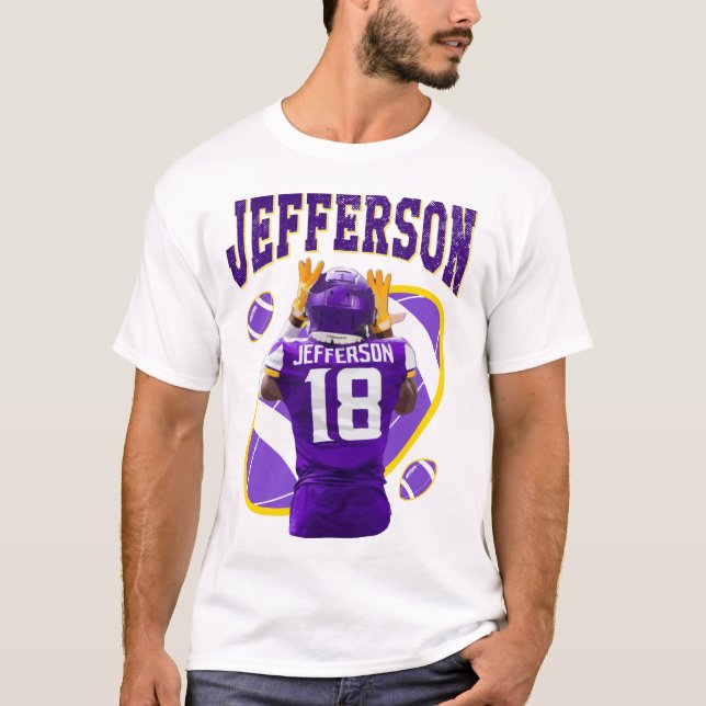 Fútbol NFL Minnesota Vikings Jefferson Jersey (Anverso)