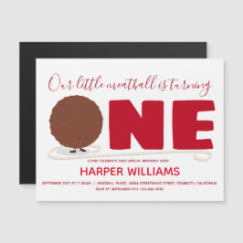 Fútbol Primera Invitación Magnética de Cumpleaños