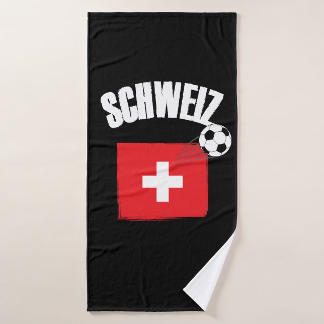 Fútbol Suiza Schweiz (Toalla de baño)
