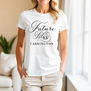 Futura Sra Camisa – Camiseta Novia Guión Personali