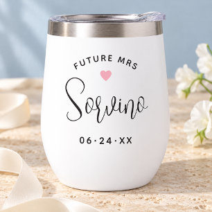 Futura Sra Fecha de Boda Personalizada