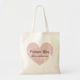 Futura Sra. novia tote la bolsa para que la novia