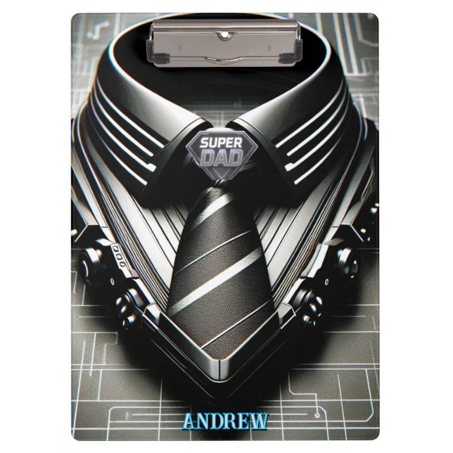 Future Elegance 4D Necktie Portapapeles para él y  (Anverso)