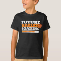 Futuro Baller Cargando Chicos Baloncesto Camiseta