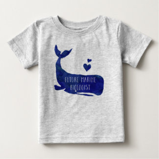 Futuro Biólogo Marino Whale Baby Football Jersey