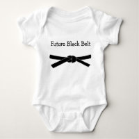 Futuro Black Belt Baby Jersey Bodysuit
