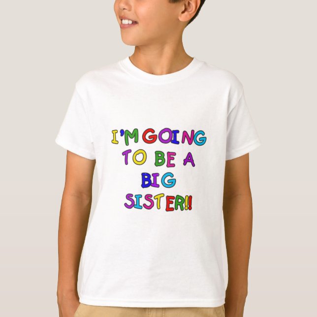 Futuro de texto camisetas y regalos para hermanas  (Anverso)