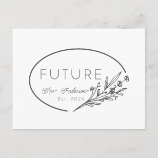 Futuro Floral Minimalista Sra. Est 2026 Anuncio de