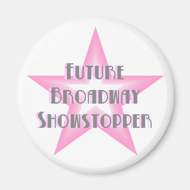 Futuro imán de obturación de Broadway (rosa) (Frente)