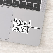 Futuro médico - Pegatina de EKG