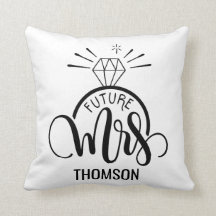 Futuro MRS - almohada de compromiso personalizado