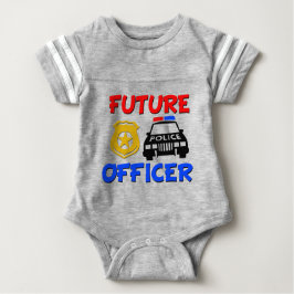 Futuro Oficial de Policía Camiseta de bebé