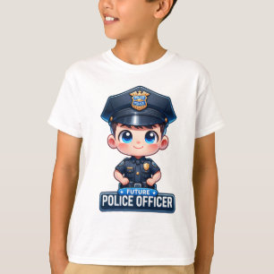Futuro Oficial de Policía Camiseta Infantil - Pers