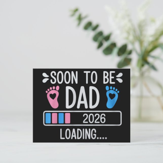 Futuro Papá 2026 Anuncio de Embarazo en Carga (Anverso de pie)