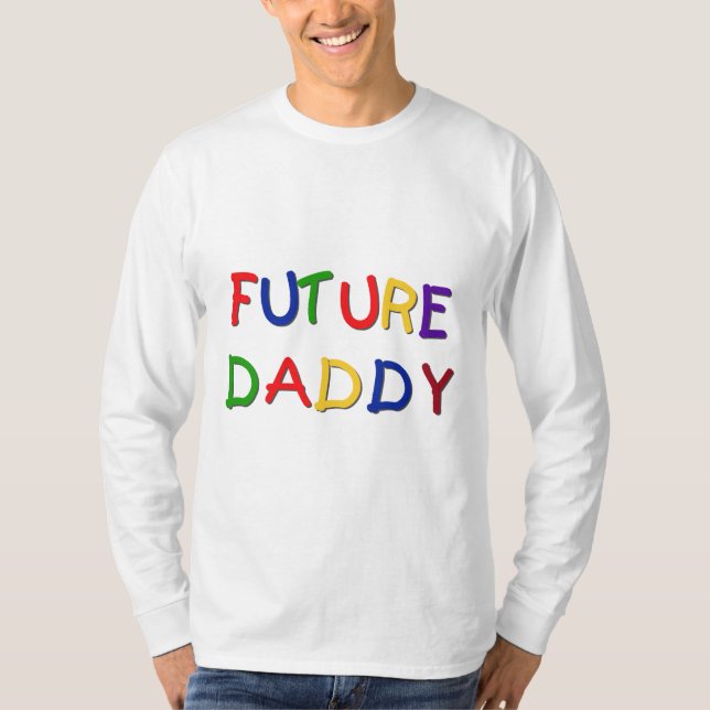 Futuro Papi Colores primarios camisetas y regalos (Anverso)