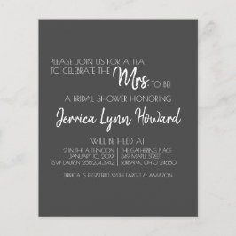 Futuro Sr. y la Sra. Bridal Shower Flyer