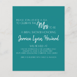 Futuro Sr. y la Sra. Bridal Shower Flyer