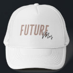 Futuro Sra. Gorra | Bachelorette Gorra - Rosa oscu<br><div class="desc">// ¿Necesita ayuda para personalizar su diseño? ¿Tienes otras ideas? No dude en ponerse en contacto conmigo en: zoe@gorjodesigns.com</div>