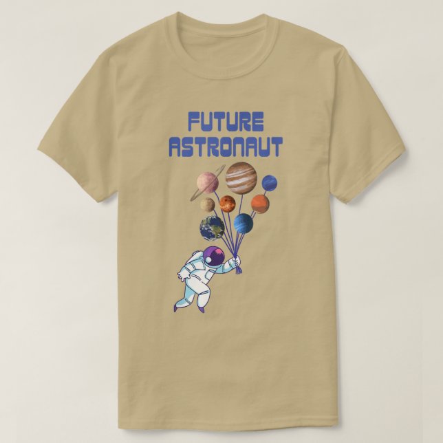 Futuros diseños de astronautas para camiseta de ci (Diseño del anverso)