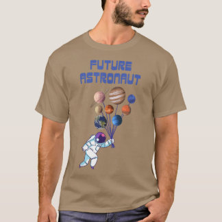 Futuros diseños de astronautas para camiseta de ci