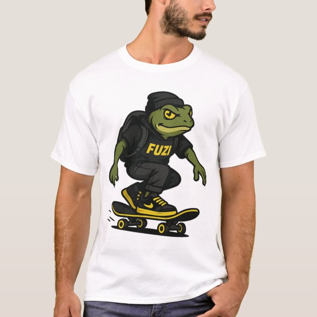 FUZI - Camiseta de calzado de rana urbana (Anverso)