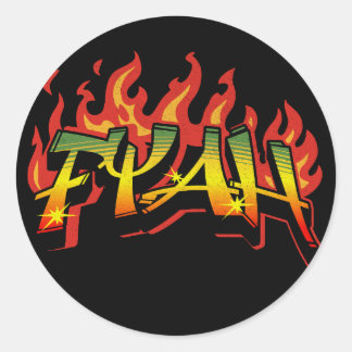 Fyah Pegatina Rastafari