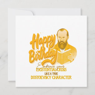 Fyodor Dostoevsky - estilo geométrico elegante