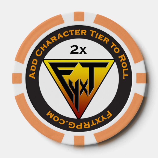 Fyxt RPG +2 Jugadores Recompender Chips de póquer (Anverso)