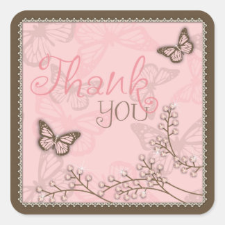 G es para Chica Pegatina de Square