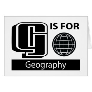 G está para la geografía